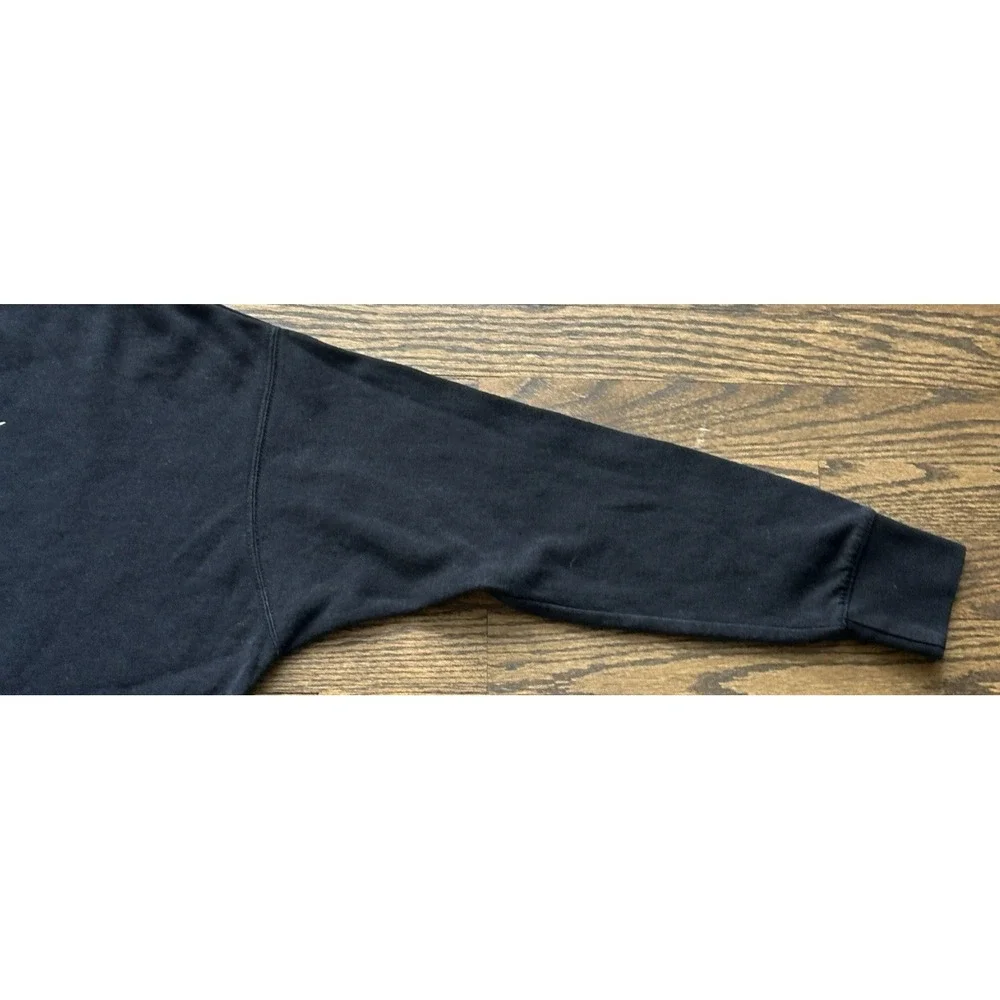 Nike Sportswear Club Womens Black Fleece Crew Crop Sweatshirt XS Pullover